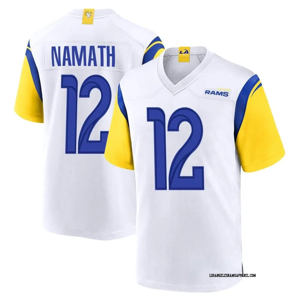 Joe namath rams jersey hotsell