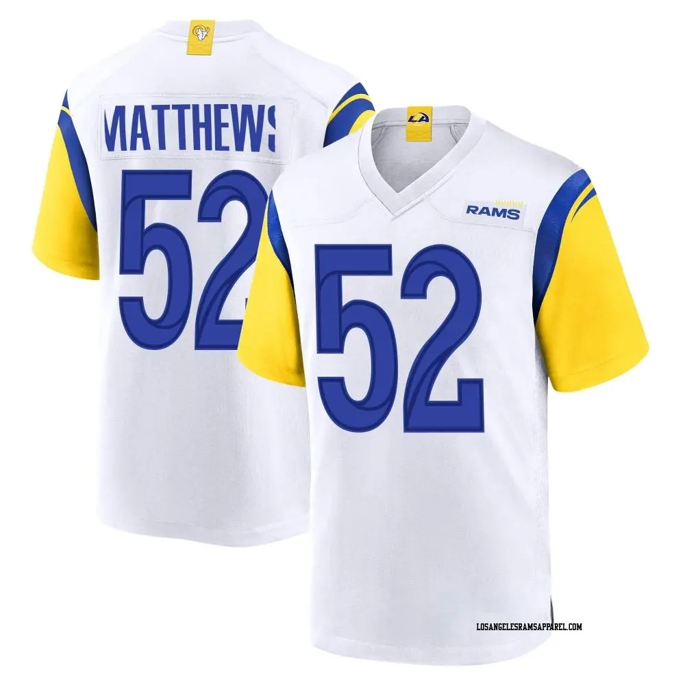 Clay matthews white jersey hotsell