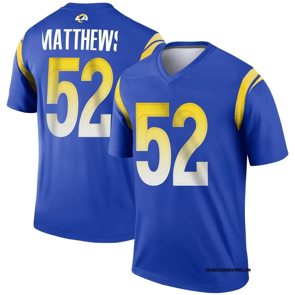 Clay Matthews Jersey for Men Women and Kids Rams Store