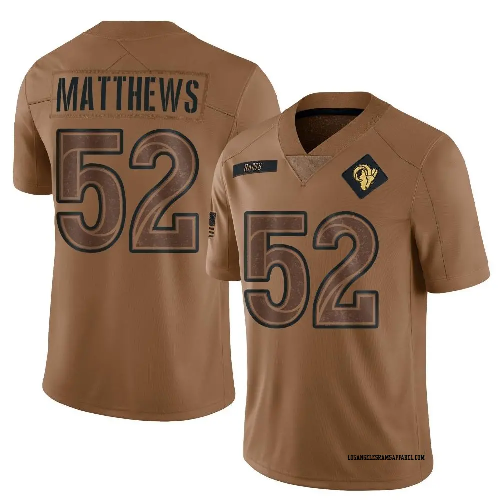 Limited Camo Women s Clay Matthews Los Angeles Rams 2019 Salute to Service Jersey Rams Store