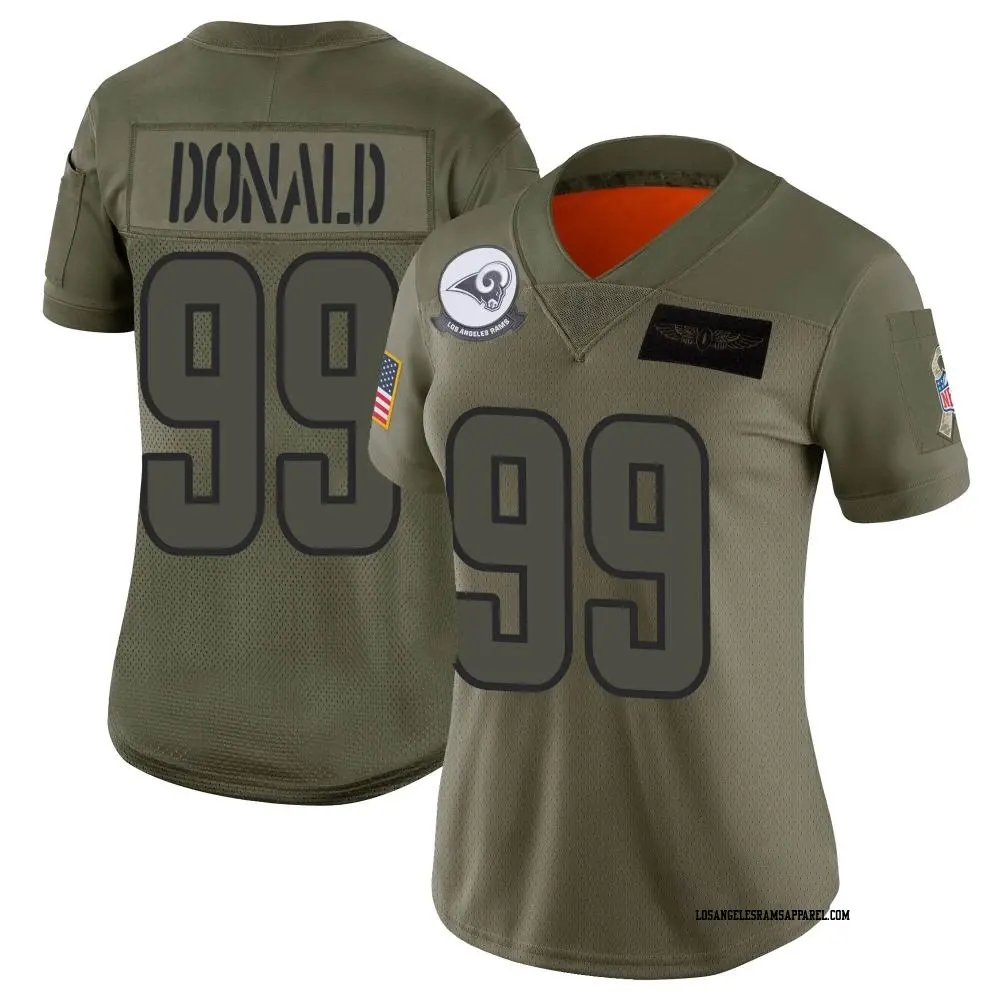 Aaron donald gold jersey hotsell