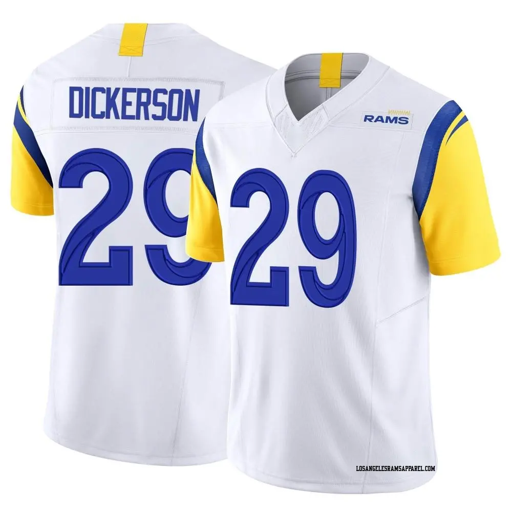 Limited White Men s Eric Dickerson Los Angeles Rams Vapor F.U.S.E. Jersey Rams Store